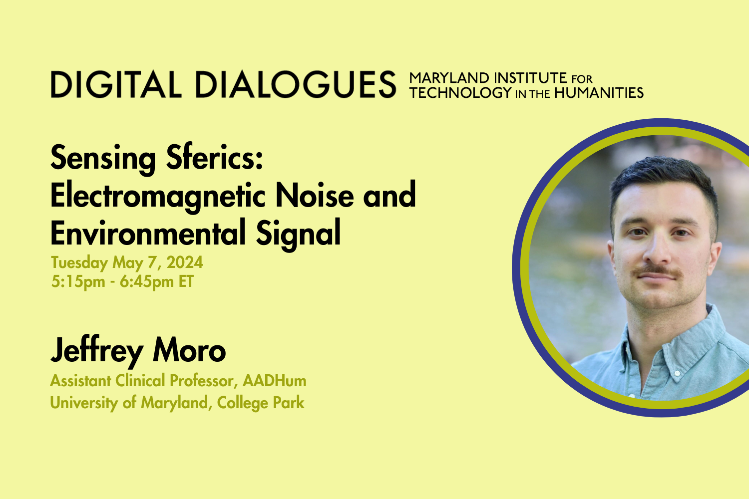 Sensing Sferics: Electromagnetic Noise and Environmental Signal